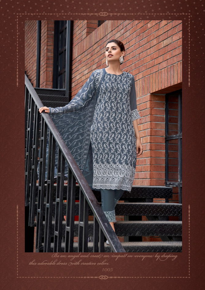 Parra Zoya New Designer Festive Wear Kurti Pant and Dupatta Readymade Collection